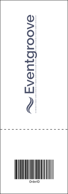 Fashion Show General Admission Ticket Product Back