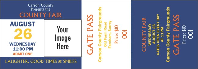 General Concert Ticket 003 Product Front