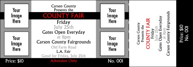 General Concert Ticket 104 Product Front