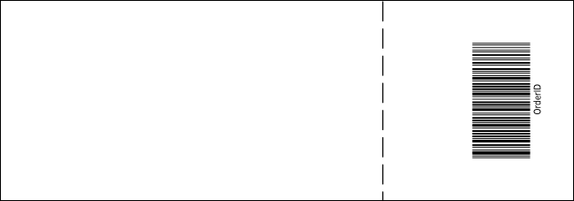 Kansas City General Admission Ticket with stub (Black & white) Product Back