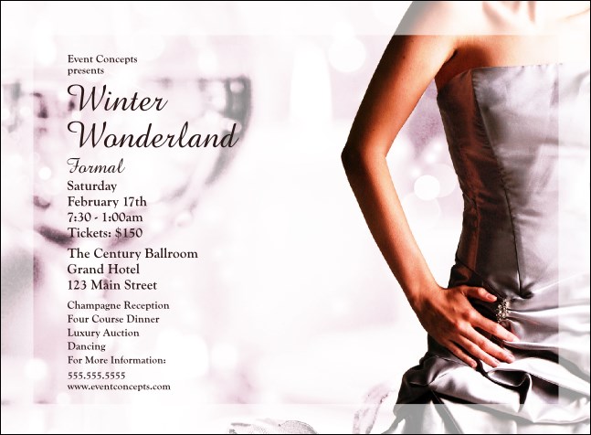 Dinner Dance Invitation Product Front