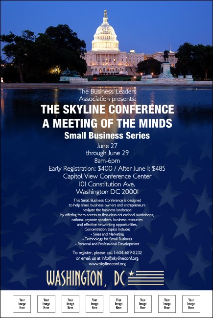 Washington D.C. Poster Product Front