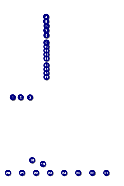 Toronto Poster (Black) Front Field Markers