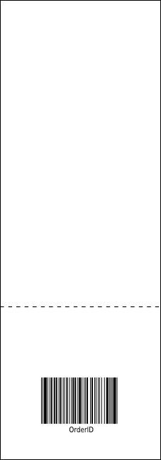 Football Blue Raffle Ticket Product Back