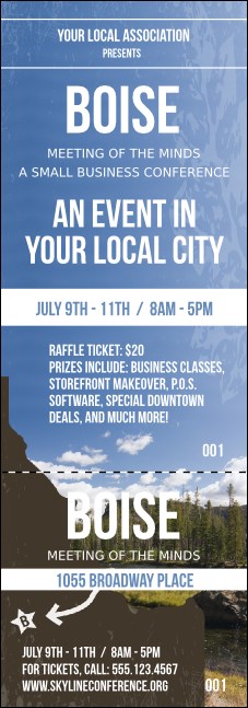 Boise 2 Raffle Ticket