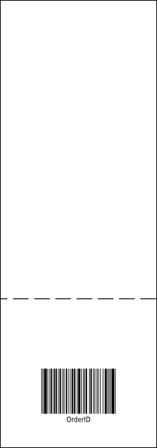 Your Image Raffle Ticket 001 (Purple) Product Back