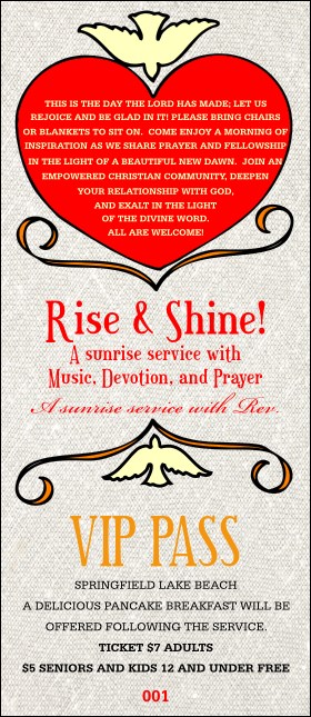 Big Heart VIP Pass Product Front