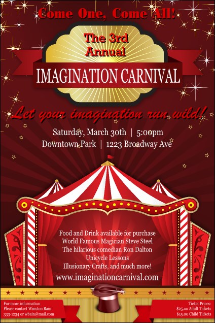 Red Tent Poster Product Front