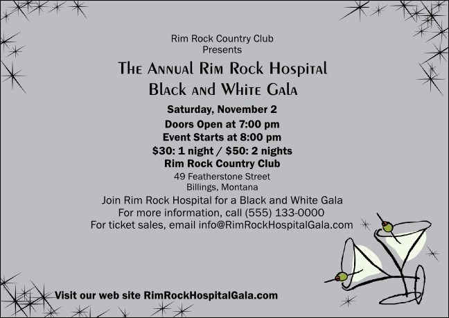 Gala Club Flyer Product Front