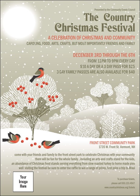 Winter Bird Club Flyer