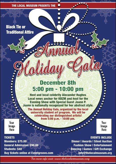 Holiday Ornament Club Flyer