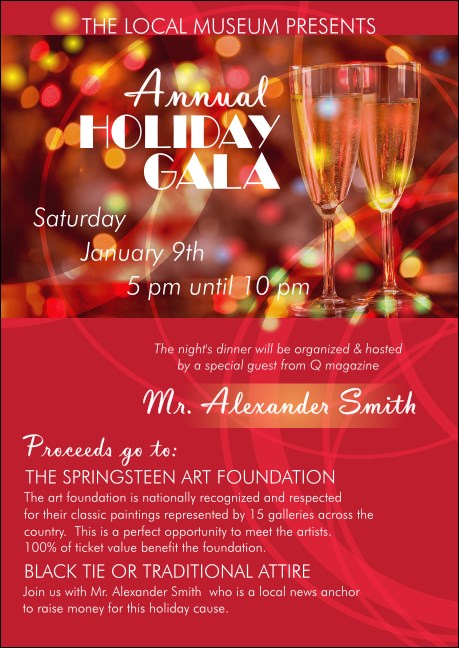 Champagne Lights Club Flyer