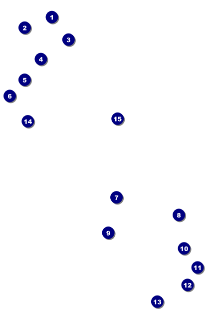 MMA Main Event Blue Drink Ticket  Front Field Markers